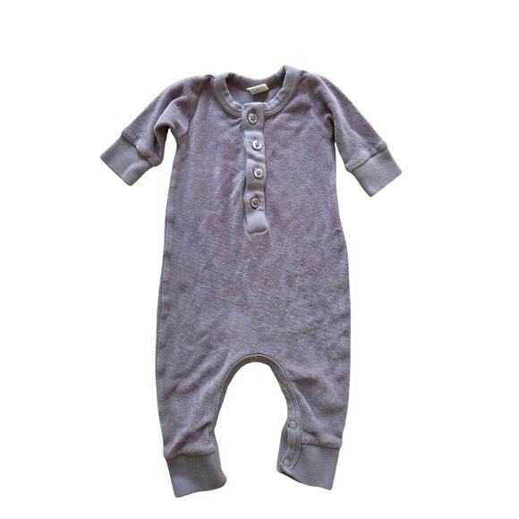 Kate Quinn Organic Cotton Lavender Romper - Picture 1 of 5